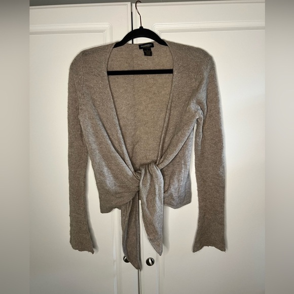 Philosophy Dane Lewis 100% Cashmere Tie Front Cardigan - Picture 1 of 10